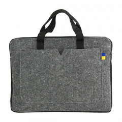 Сумка для ноутбука 15" з еко-фетру RPET, LOKKA, 40х31см