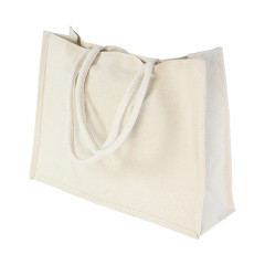 Сумка OLIVIA, 220 г(м2), 44,5x34х15 cм, з ламінацією бавовняна бежева