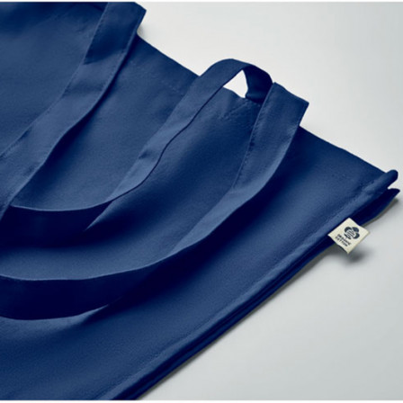 BENTE COLOUR, Бавовняна Еко-сумка з переробленої сировини з довгими ручками, 38x9x42 cм, 220 г/м²