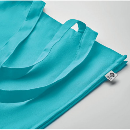 BENTE COLOUR, Бавовняна Еко-сумка з переробленої сировини з довгими ручками, 38x9x42 cм, 220 г/м²