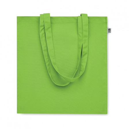 BENTE COLOUR, Бавовняна Еко-сумка з переробленої сировини з довгими ручками, 38x9x42 cм, 220 г/м²