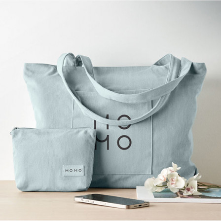 CORDY G, Трендова сумка-шопер із вельвету, 220 гр/м², 39x12x37 см