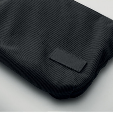 CORDY T, Косметичка вельветова з підкладкою на блискавці, 220 гр/м², розмір 21,5x5x15 см