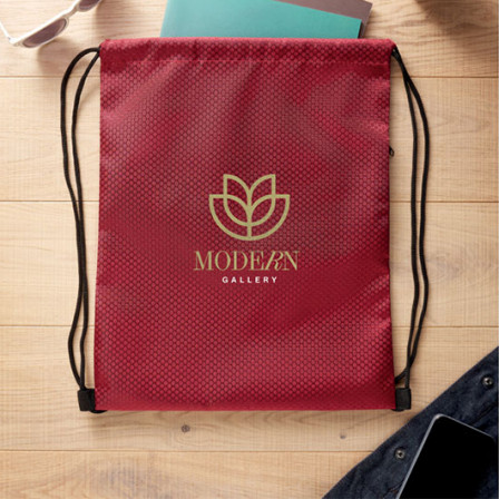 DAYKIT, Еко-рюкзак зі шнурками з переробленого поліестеру 420D, 34х42 см