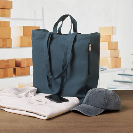 GAVE COLOUR, Сумка універсальна (шопер/пляжна) з рециклованої полібавовни, 380 гр/м², 38x12x41 см