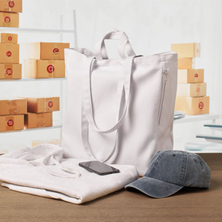 GAVE COLOUR, Сумка універсальна (шопер/пляжна) з рециклованої полібавовни, 380 гр/м², 38x12x41 см