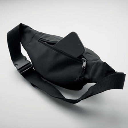 HIPLA, Сумка-бананка з матеріалу 600D RPET, 24x12x6 см