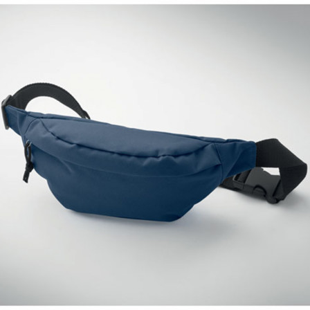 HIPLA, Сумка-бананка з матеріалу 600D RPET, 24x12x6 см під нанесення зображення