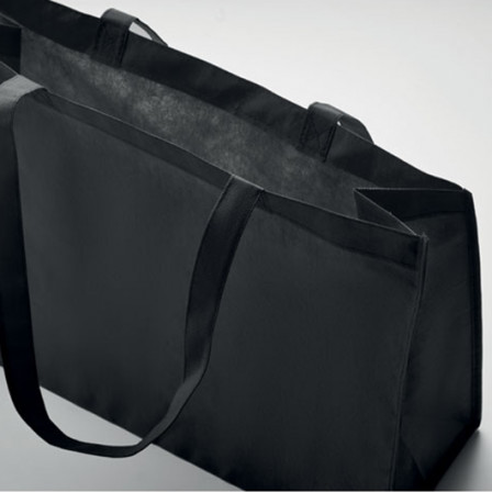 KAIMONO, Сумка містка з нетканого RPET з боковими складками та довгими ручками, 80 гр/м², 45x16x32 см