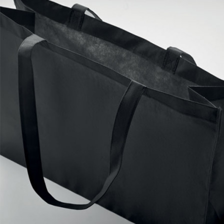 KAIMONO, Сумка містка з нетканого RPET з боковими складками та довгими ручками, 80 гр/м², 45x16x32 см