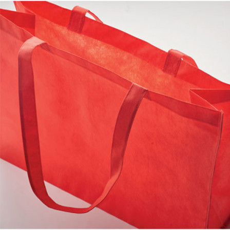 KAIMONO, Сумка містка з нетканого RPET з боковими складками та довгими ручками, 80 гр/м², 45x16x32 см