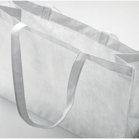 KAIMONO, Сумка містка з нетканого RPET з боковими складками та довгими ручками, 80 гр/м², 45x16x32 см