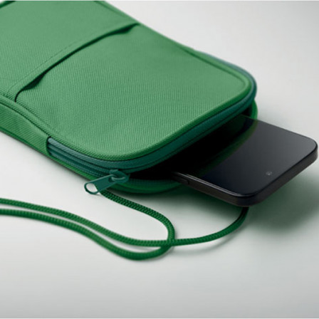 KOROVIN POUCH, Сумка-саше дорожна з RPET для документів та смартфона, 12,5x2x20 см