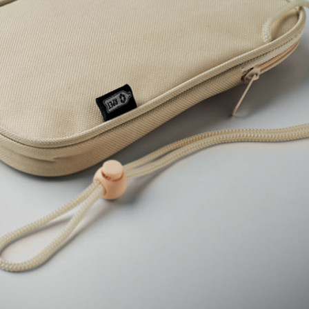 KOROVIN POUCH, Сумка-саше дорожна з RPET для документів та смартфона, 12,5x2x20 см