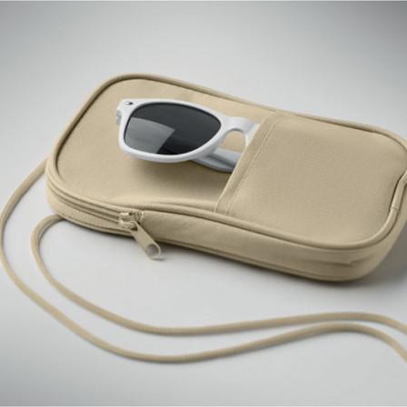 KOROVIN POUCH, Сумка-саше дорожна з RPET для документів та смартфона, 12,5x2x20 см