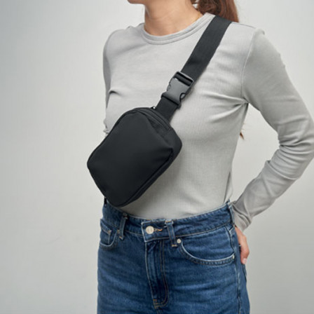 KOROVIN WAIST, Сумка-бананка з легкого та міцного поліестеру 210D, 22x5x15 см