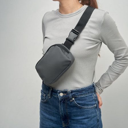 KOROVIN WAIST, Сумка-бананка з легкого та міцного поліестеру 210D, 22x5x15 см