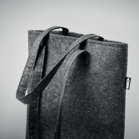 NATA, Фетрова еко-сумка (шопер) з RPET з довгими ручками, 38х42 см