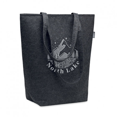 NATA, Фетрова еко-сумка (шопер) з RPET з довгими ручками, 38х42 см