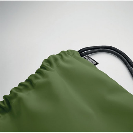 NIGHT, Місткий еко-рюкзак на затяжках із бічною кишенею на блискавці, 40х48 см