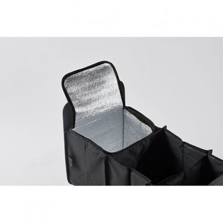 ORGANIZER COOL, Складаний автомобільний органайзер із RPET 600D з термо-відділенням, 26x33x60 см