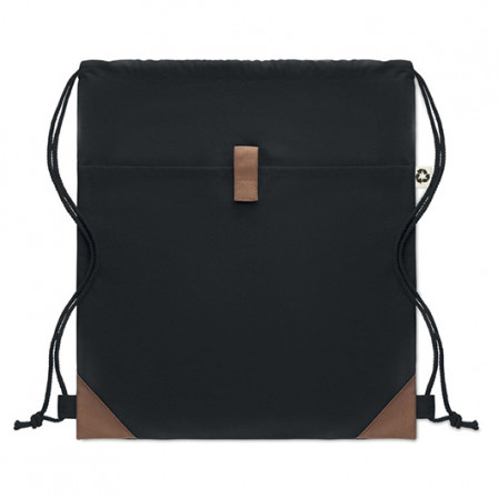 PANDA BAG, Сумка-мішок зі шнурком з переробленої бавовни, розмір 38х42 см