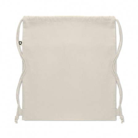PANDA BAG, Сумка-мішок зі шнурком з переробленої бавовни, розмір 38х42 см