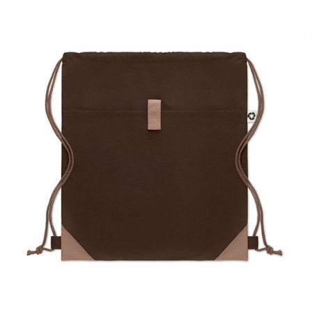 PANDA BAG, Сумка-мішок зі шнурком з переробленої бавовни, розмір 38х42 см