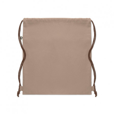 PANDA BAG, Сумка-мішок зі шнурком з переробленої бавовни, розмір 38х42 см