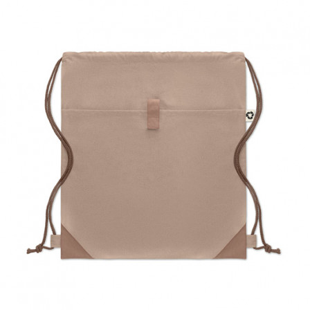 PANDA BAG, Сумка-мішок зі шнурком з переробленої бавовни, розмір 38х42 см