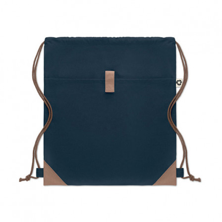 PANDA BAG, Сумка-мішок зі шнурком з переробленої бавовни, розмір 38х42 см