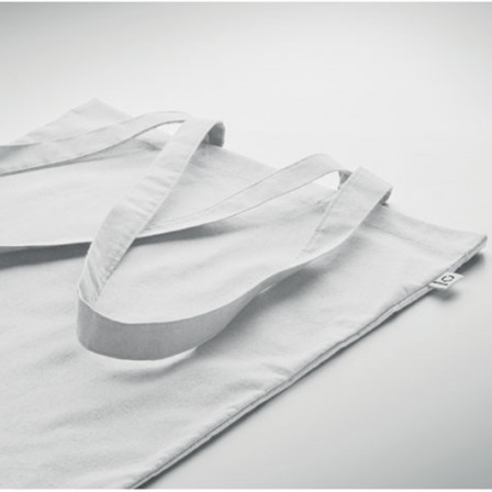 VIVEKA COLOUR, Бавовняна Еко-сумка з переробленої сировини з довгими ручками, 38x42 cм,140 г/м²