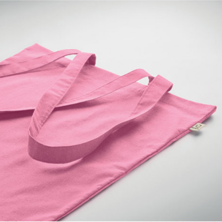 VIVEKA COLOUR, Бавовняна Еко-сумка з переробленої сировини з довгими ручками, 38x42 cм,140 г/м²