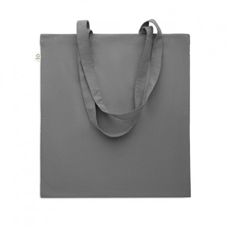 VIVEKA COLOUR, Бавовняна Еко-сумка з переробленої сировини з довгими ручками, 38x42 cм,140 г/м²