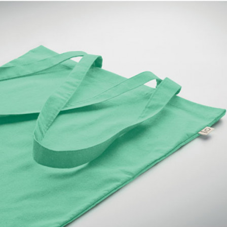 VIVEKA COLOUR, Бавовняна Еко-сумка з переробленої сировини з довгими ручками, 38x42 cм,140 г/м²