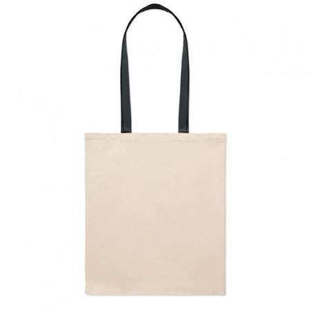 ZEVRA, Сумка еко з кольоровими ручками, 38x42 см, 140 г/м² під нанесення зображення