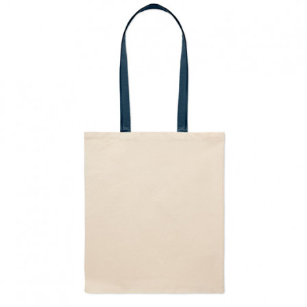 ZEVRA, Сумка еко з кольоровими ручками, 38x42 см, 140 г/м² під нанесення зображення