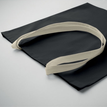 ZEVRA COLOUR, Еко-сумка (шопер) з контрастними білими ручками, 38х42 см, 140 гр/м²