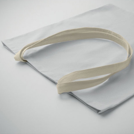 ZEVRA COLOUR, Еко-сумка (шопер) з контрастними білими ручками, 38х42 см, 140 гр/м²