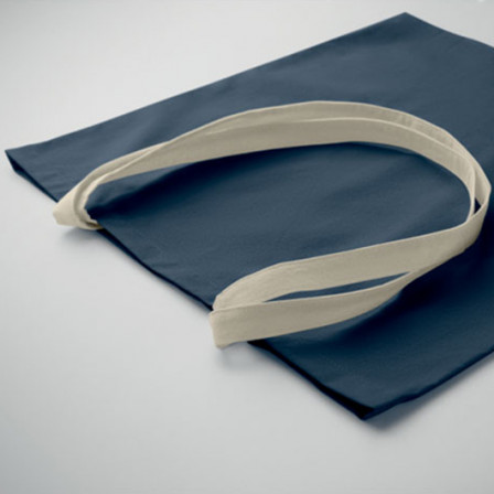 ZEVRA COLOUR, Еко-сумка (шопер) з контрастними білими ручками, 38х42 см, 140 гр/м²