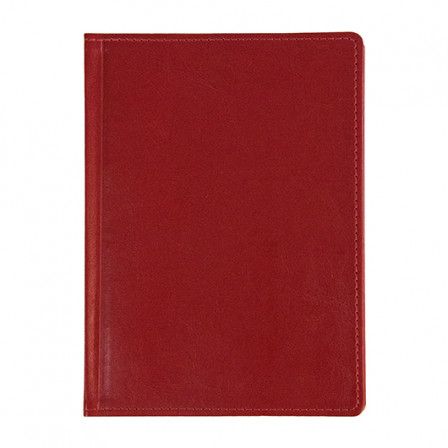 Щоденник А5 ПРИНТ червоний, недатований білий, 288 стор.