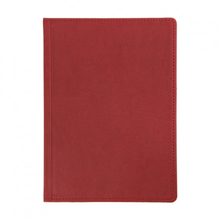 Щоденник А5 ПРИНТ червоний, недатований білий, 288 стор.