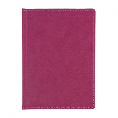 Щоденник А5 ПРИНТ рожевий, недатований білий, 288 стор.