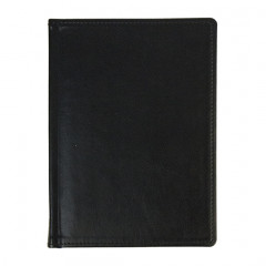 Щоденник А5 НЕБРАСКА чорний, кремовий білий, 288 стор.