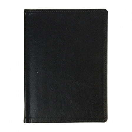 Щоденник А5 НЕБРАСКА чорний, кремовий білий, 288 стор. під нанесення зображення