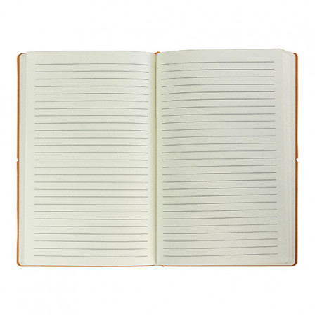 Нотатник А5 міні StarLineLux Принт чорний / Принт помаранчевий під нанесення зображення