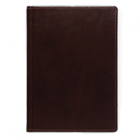 Щоденник А5 2026 ІБІЦА коричневий, Датований кремовий, 320 стр. під нанесення зображення