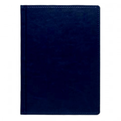 Щоденник А5 2026 ПРАЙМ темно-синій, датований білий, 320 стр.