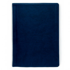 Щоденник А5 2026 ПРИНТ темно-синій, датований білий, 320 стор.