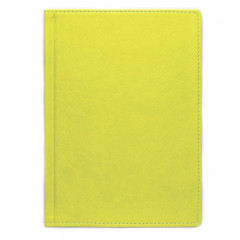 Щоденник А5 2026 ПРИНТ лимонний, датований білий, 320 стор.